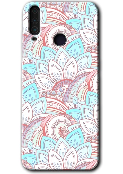 General Mobile Gm 10 Kılıf Hd Desen Baskılı Arka Kapak + Esnek Nano Cam - Çin Mandala 1