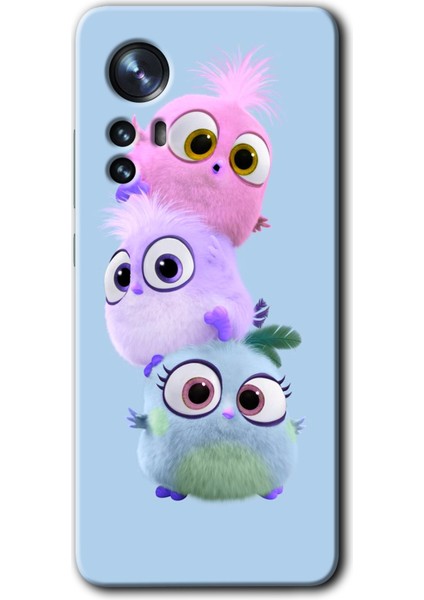 Xiaomi Mi 12 Pro Kılıf Hd Desen Baskılı Arka Kapak + Kırılmaz Cam - Puffy