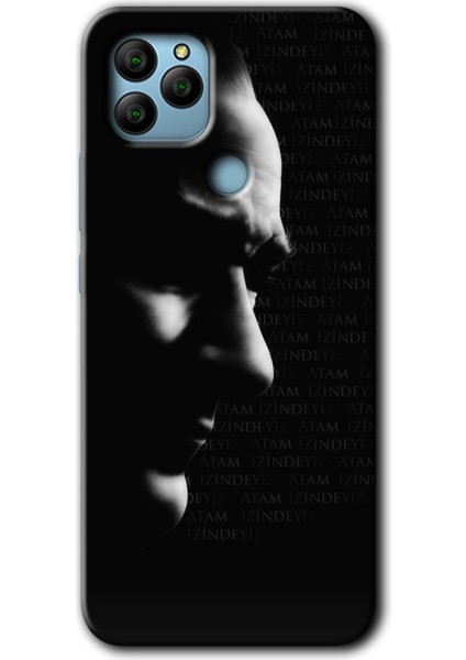 General Mobile Gm 22 Plus Kılıf Hd Desen Baskılı Arka Kapak + Kırılmaz Cam - Atam Izindeyiz