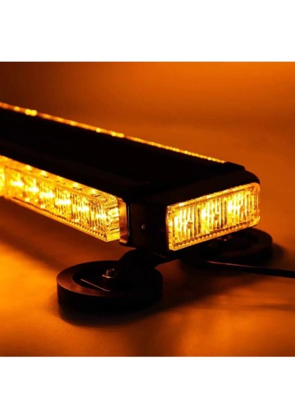 Çakar Lamba Çift Taraflı 78 LED Sarı-Sarı / LAPA528