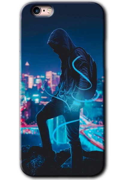 Apple iPhone 6s Plus Kılıf Hd Desen Baskılı Arka Kapak + Kırılmaz Cam - Spill Boy