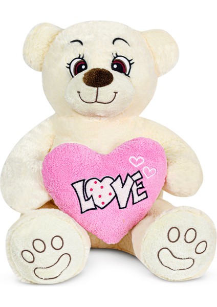 Harika Peluş Sevimli Love Kalpli Ayıcık (%100 Yerli )