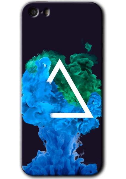 iPhone 5s Kılıf Hd Desen Baskılı Arka Kapak - Ink Clot