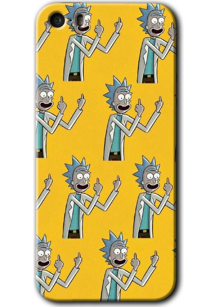 iPhone 5s Kılıf Hd Desen Baskılı Arka Kapak - Rick Felsefesi