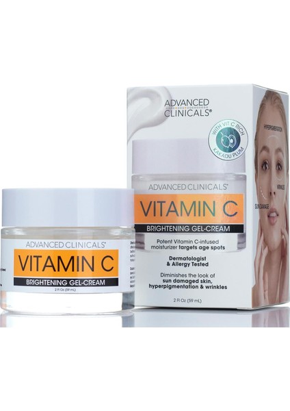 Vitamin C Aydınlatıcı Yüz Kremi 59ml