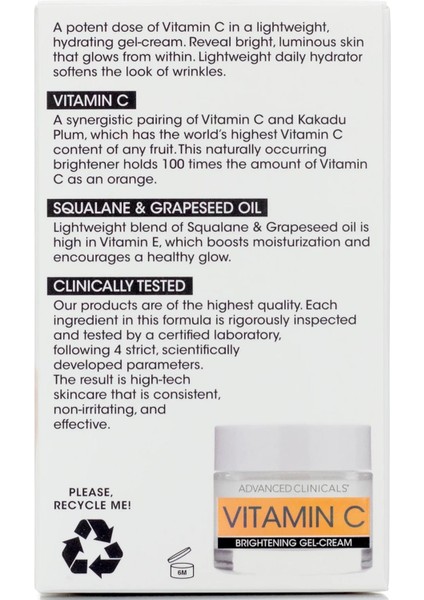 Vitamin C Aydınlatıcı Yüz Kremi 59ml