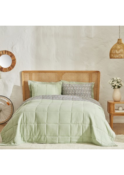 Anna Tek Kişilik Summer Comfort Yeşil Uyku Seti fiyatları