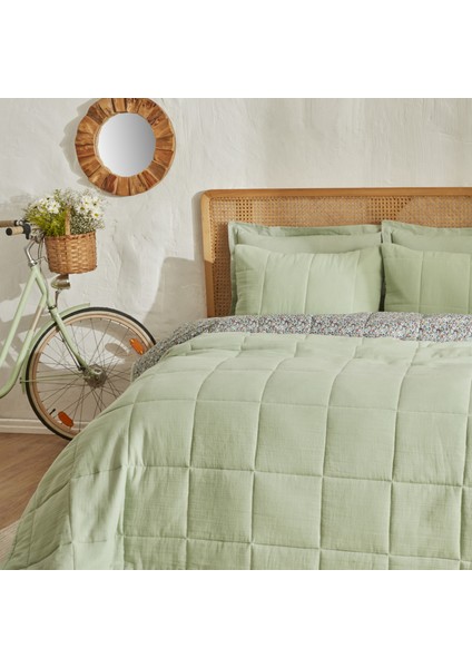 Anna Tek Kişilik Summer Comfort Yeşil Uyku Seti fırsatları