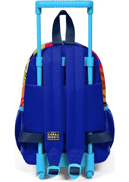 Minik Yuva Çekçekli Sırt Çantası Lacivert Saks Aslan Desenli Iki Bölmeli 24041 fırsatları