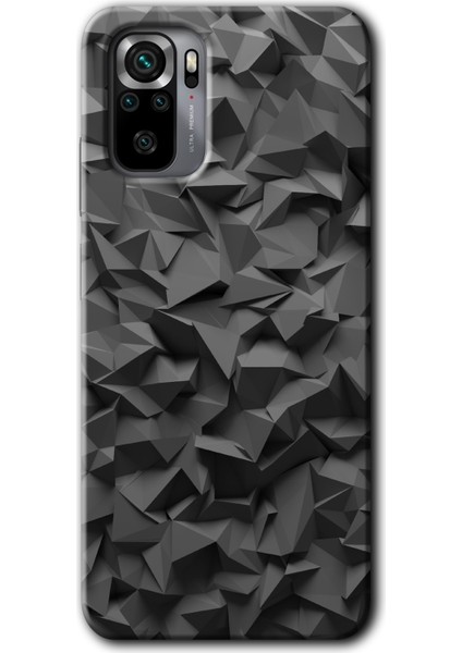 Redmi Note 10S Kılıf Hd Desen Baskılı Arka Kapak - Dark Broke