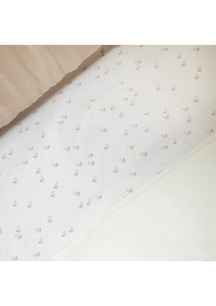 Little Swan Nevresim Takımı Ekru/vizon indirimleri