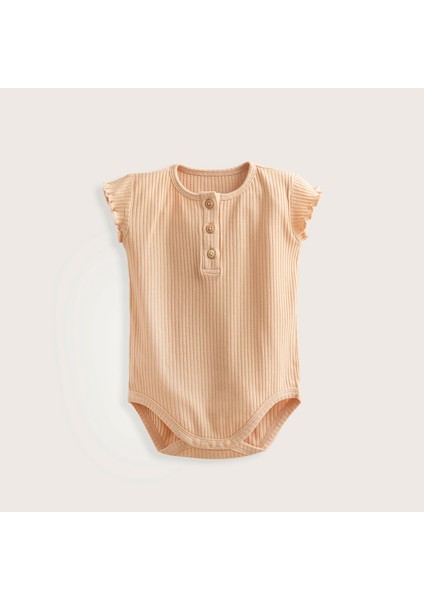 Rainbow Fırfırlı Body Somon