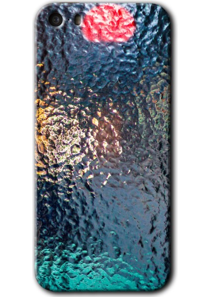 Apple iPhone 5s Kılıf Hd Desen Baskılı Arka Kapak - Blur Cam