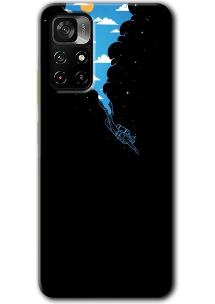 Redmi Note 11T Kılıf Hd Desen Baskılı Arka Kapak + Esnek Nano Cam - Derinlere Yolculuk