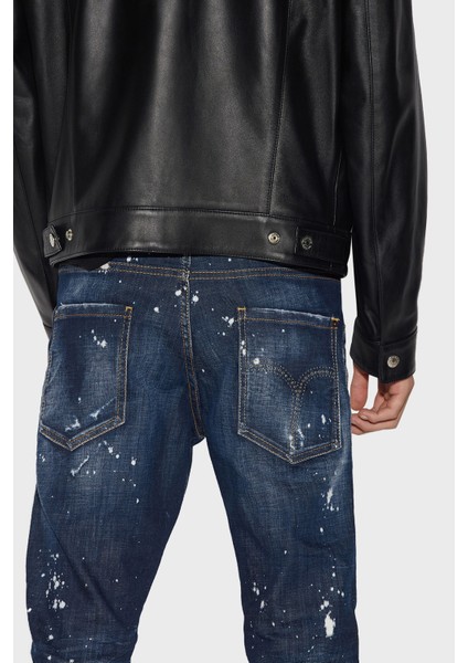 Skater Streç Pamuklu Normal Bel Slim Fit Jeans Erkek Kot Pantolon S74LB1232 S30342 470