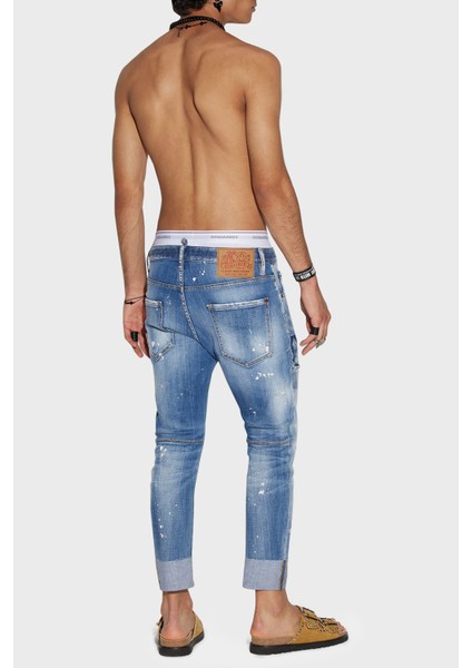 Cool Guy Streç Pamuklu Yırtık Detaylı Slim Fit Jeans Erkek Kot Pantolon S74LB1252 S30342 470