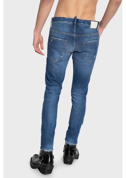 Skater Streç Pamuklu Normal Bel Slim Fit Jeans Erkek Kot Pantolon S71LB1223 S30663 470