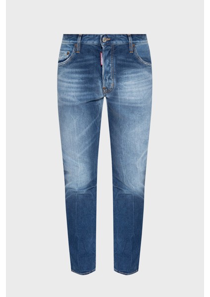 Skater Streç Pamuklu Normal Bel Slim Fit Jeans Erkek Kot Pantolon S71LB1223 S30663 470