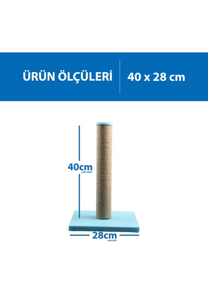 Çubuk Kedi Tırmalama Tahtası 40 cm