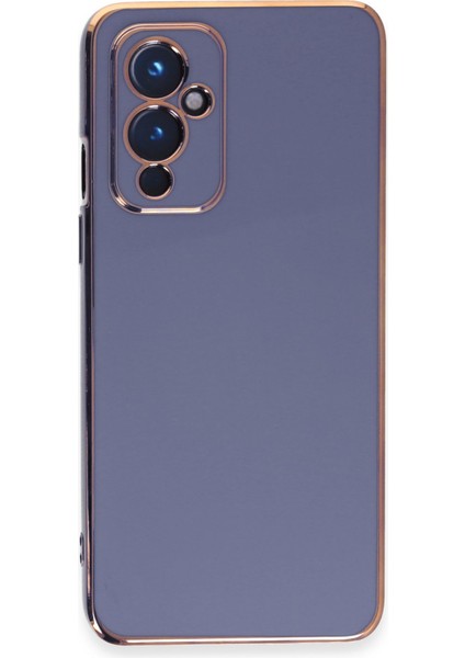 One Plus 9 Kılıf Volet Silikon - Mavi 300099