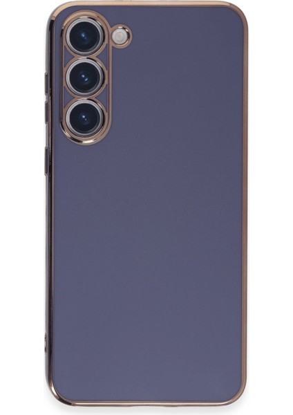 Samsung Galaxy S23 Kılıf Volet Silikon - Mavi