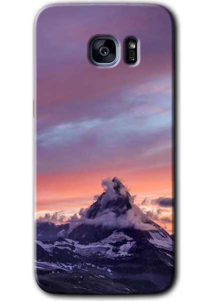 Galaxy S7 Edge Kılıf Hd Desen Baskılı Arka Kapak + Kırılmaz Cam - Zirve