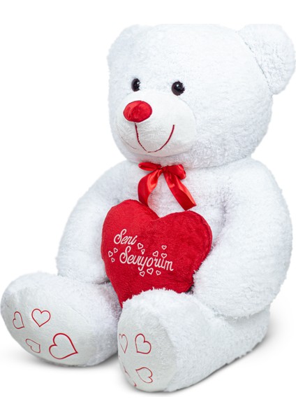 Harika Peluş 140 cm Dev Bobo Seni Seviyorum Kalpli Sevgiliye Özel fiyatları