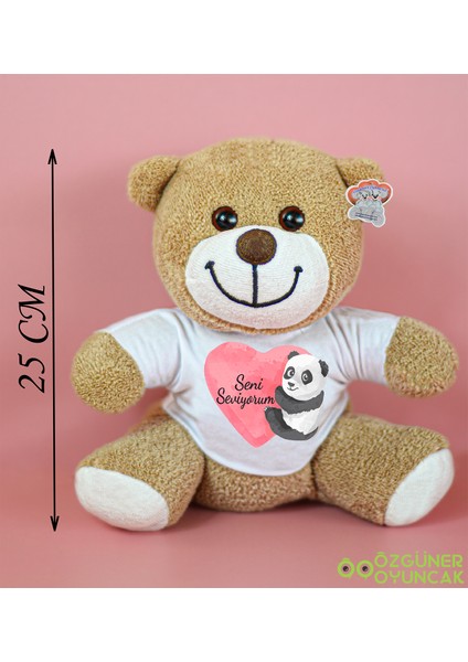 Harika Peluş 25 cm Seni Seviyorum Yazılı Çiçek Ayı fiyatları