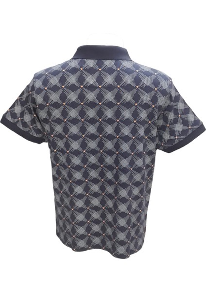 Erkek Lacivert Polo Yakalı Yakası Düğmeli Kısa Kollu Pamuklu Tişört Etp-Bsçç indirimleri