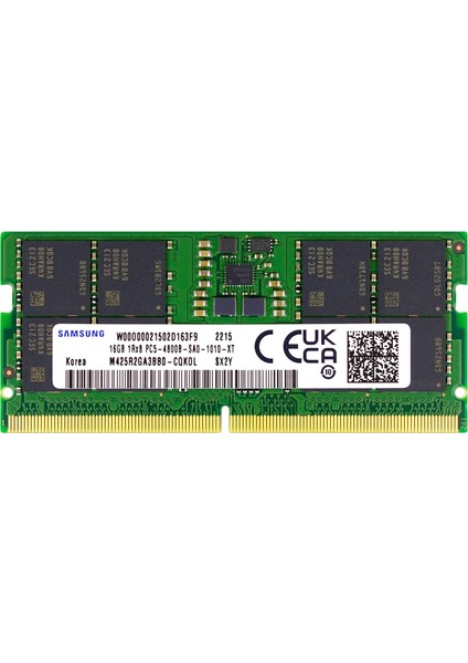 16 GB Ddr5 4800MHZ CL40 Sodımm (M425R2GA3BB0--CQKOL) Notebook Ram