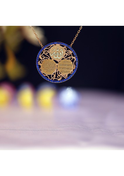 3 Dualı Kolye Ayetel Kürsi Nazar Duası Allah Yazılı 925 Ayar Gümüş