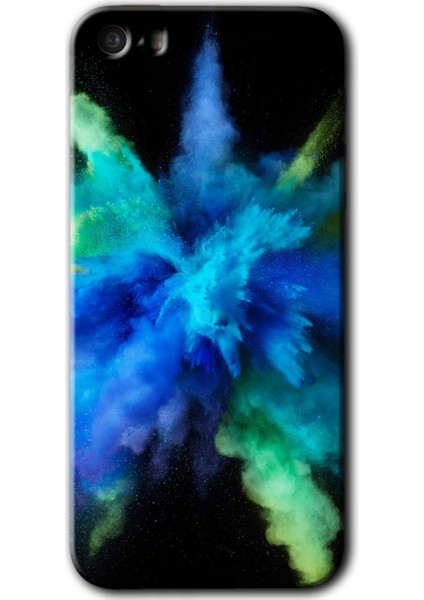 iPhone 5s Kılıf Hd Desen Baskılı Arka Kapak - Karışım 1