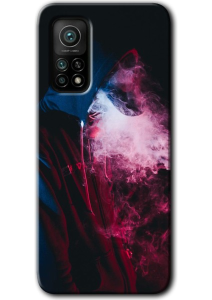 Xiaomi Mi 10T Kılıf Hd Desen Baskılı Arka Kapak - Smoke-Man