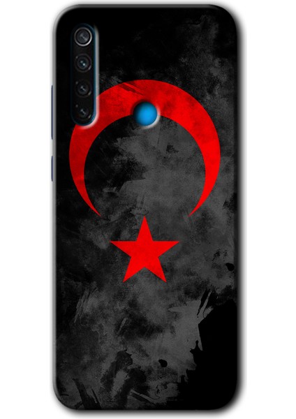 Redmi Note 8 Kılıf Hd Desen Baskılı Arka Kapak + Kırılmaz Cam - Bozkurt Atam