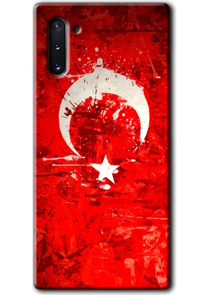 Galaxy Note 10 Kılıf Hd Desen Baskılı Arka Kapak + Esnek Nano Cam - Albayrak 2