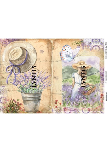 Pirinç Dekopaj Kağıdı LA-LVNT15