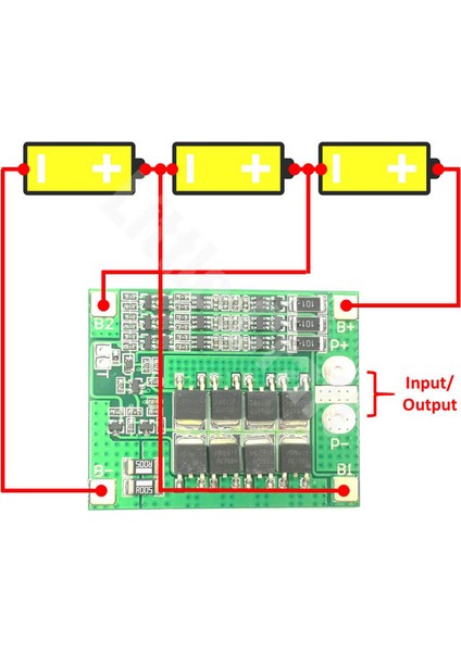 3s 25A 12V Balans Bms Lipo 18650 Lityum Pil Şarj Koruma Devresi