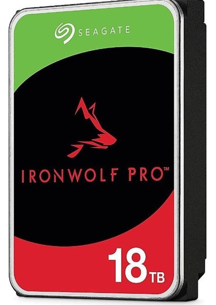 18 Tb Seagate 3.5 Ironwolf Pro Sata3 7200RPM 256MB ST18000NT001 (Resmı Dıst Garantılı)