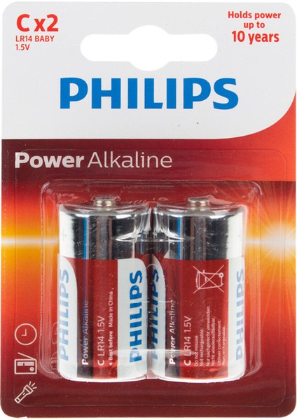 Orta Pil C Boy 2 Li Power Alkaline LR14P2B/10 0043 0040