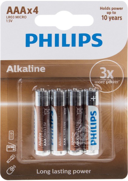 Kumanda Pili 4 Lü Alkaline Aaa LR03A4B/10 7991 7995 7998