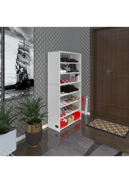 Ayakkabılık Goya Byz 140*70*30 Arkalıksız Ayakkabı Ofis Dolabı Iki Bölme