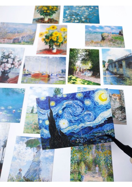 Sanat Temalı Sticker Seti Scrapbook