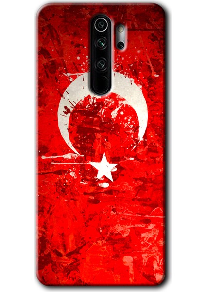 Redmi Note 8 Pro Kılıf Hd Desen Baskılı Arka Kapak + Kırılmaz Cam - Albayrak 2