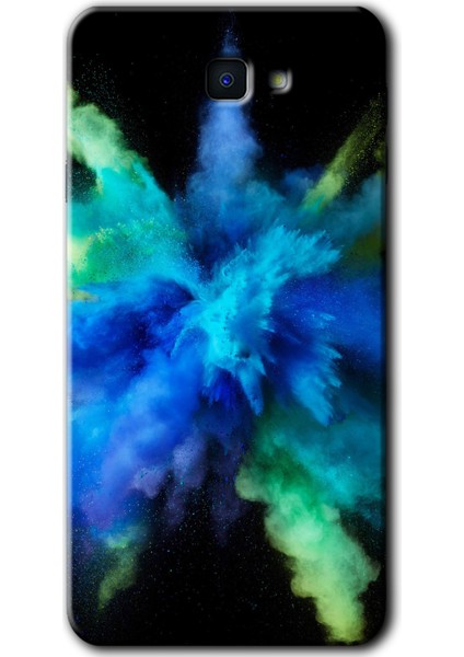 Galaxy J7 Prime Kılıf Hd Desen Baskılı Arka Kapak + Kırılmaz Cam - Karışım 1