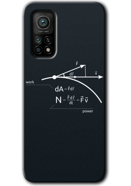 Xiaomi Mi 10T Kılıf Hd Desen Baskılı Arka Kapak + Kırılmaz Cam - Work Formül