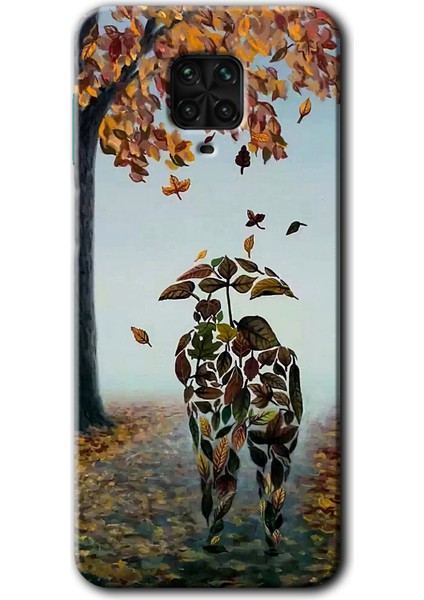 Redmi Note 9 Pro Kılıf Hd Desen Baskılı Arka Kapak + Esnek Nano Cam - Doğadan Aşk