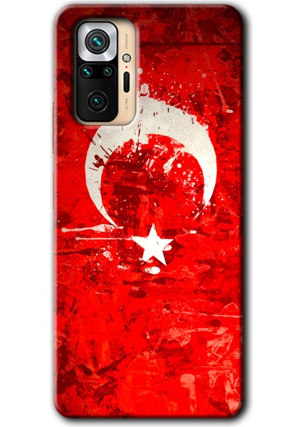 Redmi Note 10 Pro Kılıf Hd Desen Baskılı Arka Kapak + Esnek Nano Cam - Albayrak 2