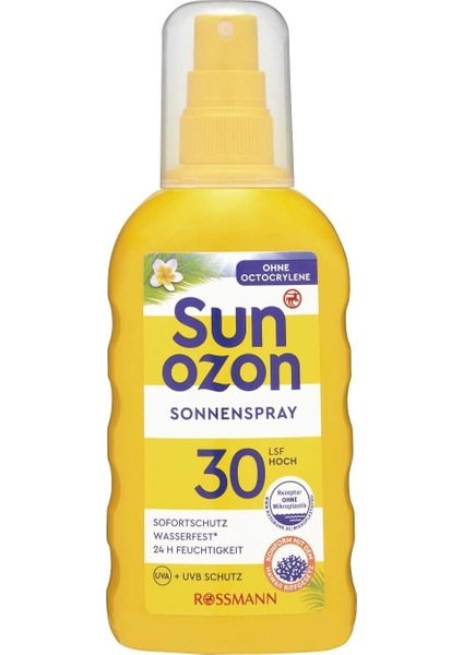 Güneş Koruyucu Sprey Spf 30 Hassas Cilt 200 ml