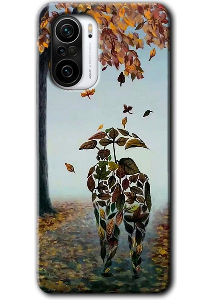 Redmi MI11I Kılıf Hd Desen Baskılı Arka Kapak + Kırılmaz Cam - Doğadan Aşk