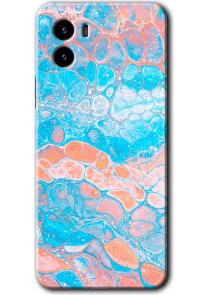 Vivo Y15S Kılıf Hd Desen Baskılı Arka Kapak - Bubbles 1